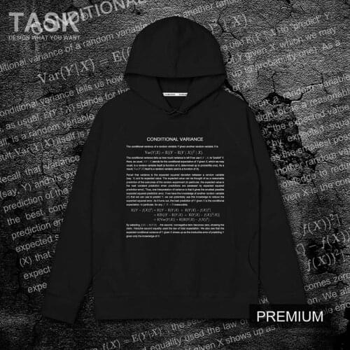 Subject Maths Conditional Variance Hipster Clothing Tracksuit Autumn and winter loose hooded hoodie sweatshirt Hoody Popular 01