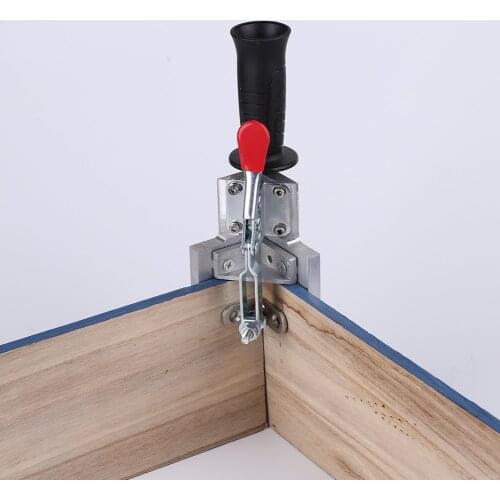90 Degree Right Angle Woodworking Clamp Single Handle Framing Photo Joiner Quick Corner Clip Pliers Hand Tools