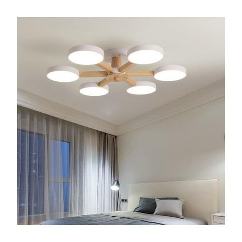 Nordic deco chambre luminaria iron restaurant bedroom LED pendant lights hanging ceiling lamps industrial lamp