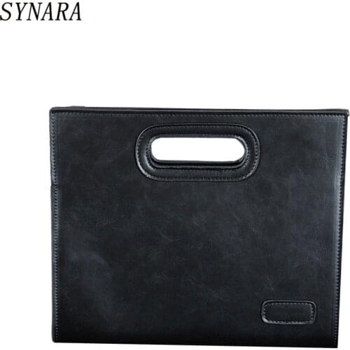 SYNARA Men's Leather Briefcases