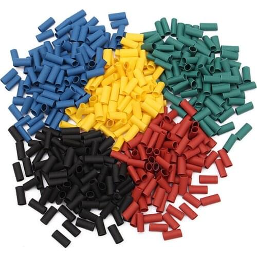 Hot Sale 500Pcs 3.0MM Polyolefin Shrinking Assorted Heat Shrink Tube Wire Cable Insulated Sleeving Tubing Set 2:1