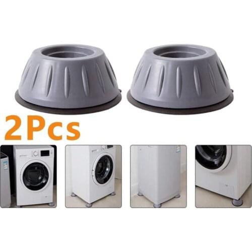 2Pcs Anti Vibration Feet Pads Rubber Legs Slipstop Silent Skid Raiser Mat For Washing Machine Support Dampers Stand Accessories