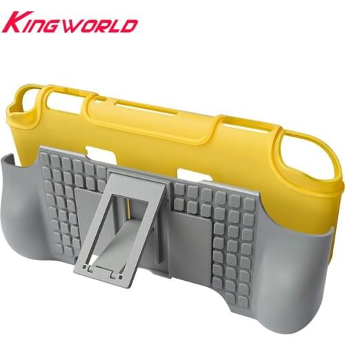 2 in 1 Soft Protector Shell TPU Protective Case Anti-slip With holder for Switch Lite Gamepad
