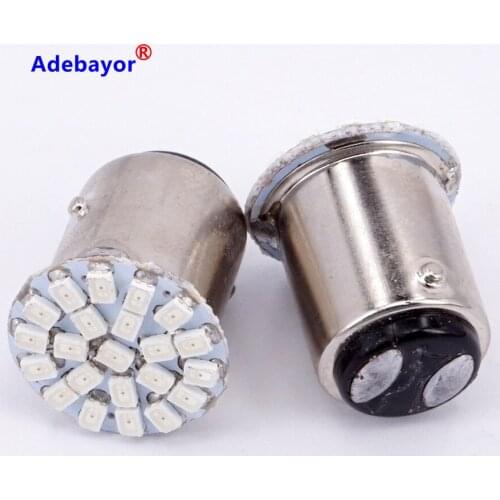 20 X 1157 BAY15D P21/4w 22 smd 22 Leds light 3020 SMD Car led Rogue lamp 1206 SMD turn signal reverse back tail light white
