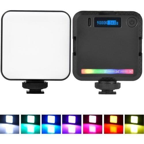 2500--9000K 6W Dimmable Mini LED Video Light Smartphone SLR Camera Rechargable Vlog Fill Light For YouTube Videos