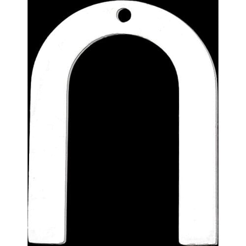 5pcs/lot 100% Stainless Steel Inverted U-shape DIY Earring Pendant Charm Wholesale Top Quality Pendants Finding Supplies