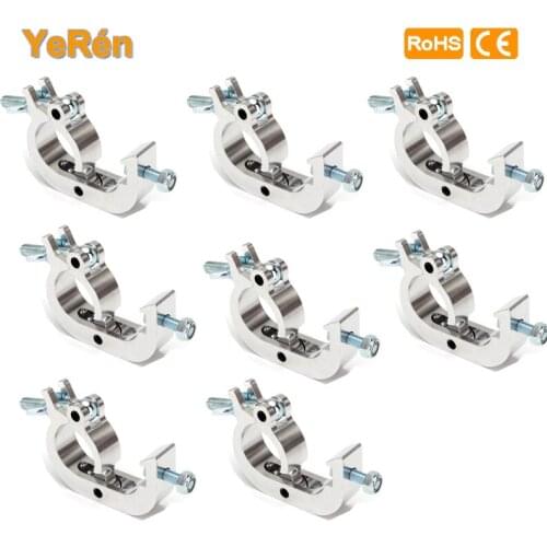 8 pieces/lot) Stage Light Aluminium Stage Clamps Hook Quick Coupler Truss Clamp for 200Kgs