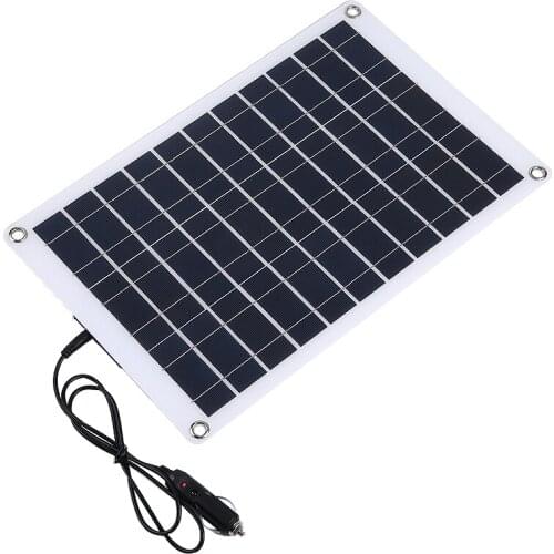 100W Solar Power Cells Charging Kits With 20A Controller Clip For Car Boat Motorhome Solar Panel Battery Charger