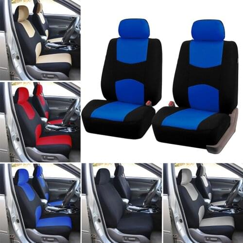 4Pcs/set Car Seat Covers Breathable Fabric Car Seat Protector Universal Interior Accessories Fit Most Cars Wholesale Dropship