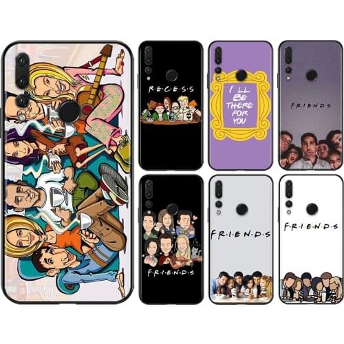 Cartoon Friends TV For Huawei Honor 50 SE V30 30 X10 10X 30S 30i View 20 20S RU V20 20E 20i Pro Plus Lite Phone Case