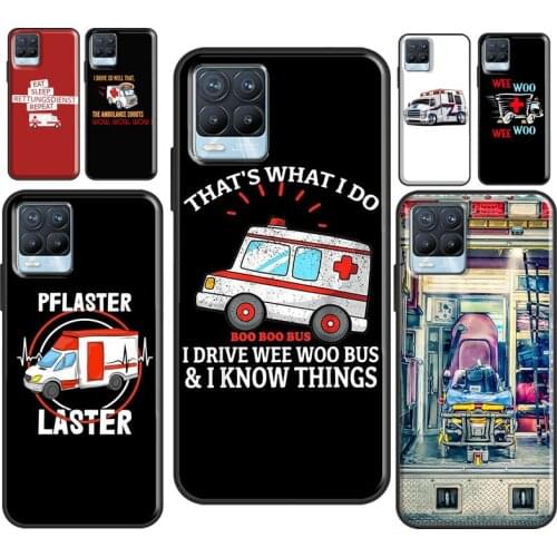 Ambulance EMS EMT Paramedic For OPPO Realme GT Neo 6 7 8 Pro X2 X7 C11 C21 C3 Cover For OnePlus 8T 8 9 Pro Nord Case