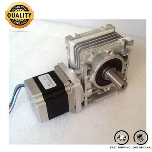 NEMA 23 Worm Gearbox Stepper Motor RV30 Worm Reducer with 56mm NEMA23 Stepper Motor CE ROHS Nema23 Worm Reducer Stepper Motor