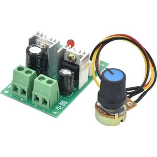 PWM speed controller DC12-36V DC motor 0~100% adjustable drive module Input 3A 100W