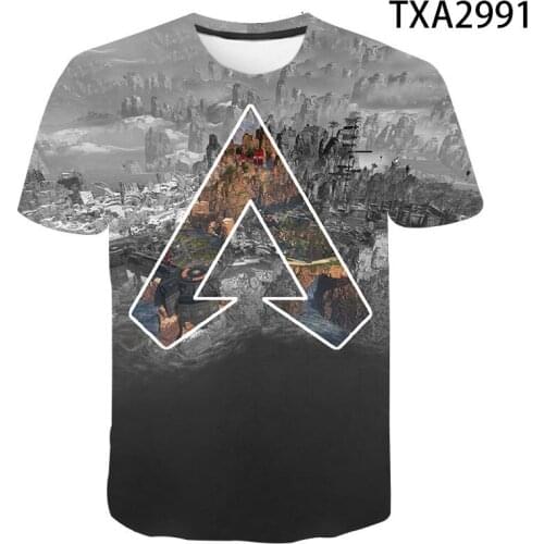 New Summer Apex Legends Printed 3D T shirt Men Women Children Short Sleeve Fashion Streetwear Boy Girl Kids Casual Cool Tops
