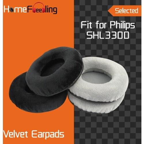 Homefeeling Earpads for Philips SHL3300 Headphones Earpad Cushions Covers Velvet Ear Pad Replacement