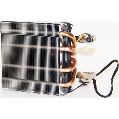 ITX ultra-thin 4 heat pipe CPU radiator mini chassis mute pwm temperature control small chassis 39mm NAS case for AMD INTEL