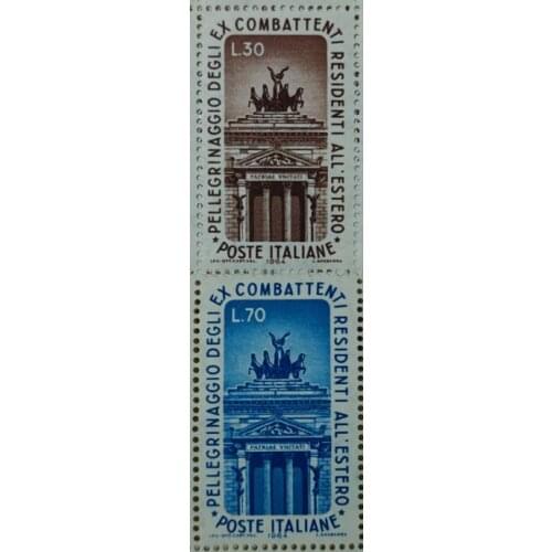 33 2PCS Italy, 1964， Post Stamps Postage Collection