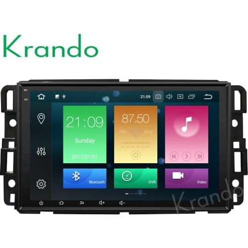 Krando Android 9.0 9'' full touch car radio player for GMC Tahoe 2007-2012 For GMC Acadia 2007-2012 gps navigation