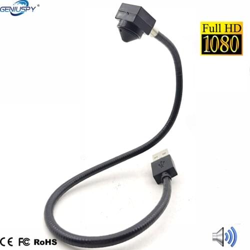 Mini Size 15*15mm New Flexible Cable 1080P Mjpeg 30fps Mini USB Webcam Video Audio Web Camera Miniature for Industry Machine