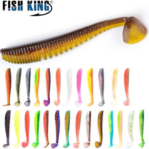 Soft Baits Fishing Soft Lures 75mm/3.5g 100mm/8.0g 125mm/11.5g Wobblers Shad Carp Silicone Artificial Fishing Lures Pesca