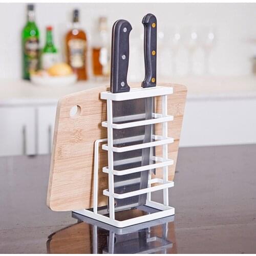 New Design Knife and Cutting Board Holder Knife Stand Holder for Kitchen Knife Butcher Block Scissor Messer Block