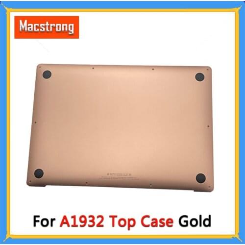 ​Brand NEW A1932 Bottom Case for Macbook Air 13" A1932 Bottom Shell Golden 2018 2019 Laptop Lower Cover With words