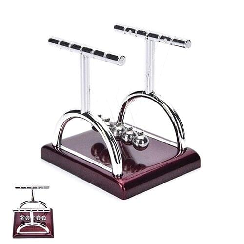 Newtons Cradle Steel Balance Ball Fun Decoration Physics Science Toy Gift