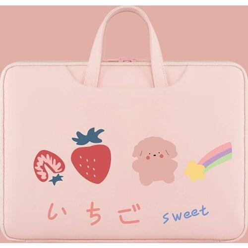 2021 Laptop Bag Sleeve Case Protective Carrying Bag for Macbook Pro 13 14 15.6 16.1'' Notebook Storage Handbag for Dell Lenovo