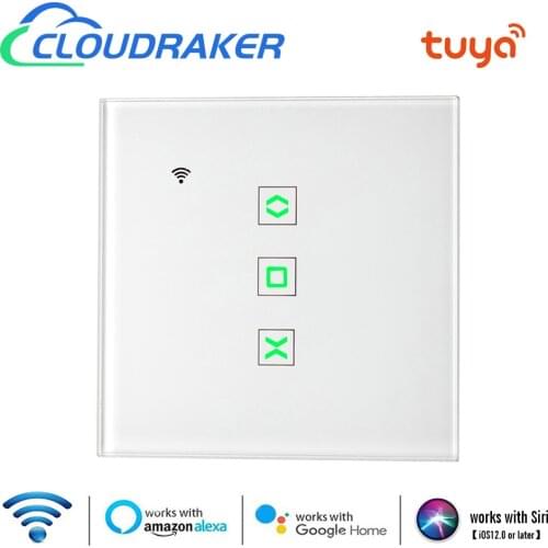 Tuya Smart EU Roller Shutter Curtain Switch WIFI Automation Module for Electric Blinds Motor with Alex Google Home Voice Control