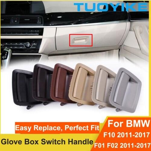 Car Interior Inner Glove Box Passenger Door Switch Handle For BMW 5/7 Series F10 F11 F18 F01 F02 Sunries Storage Trunk 520 730