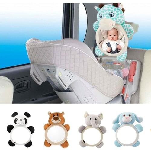 New Cute Baby Car Mirror Car Back Seat Safety View Rear Ward Facing Car Interior Baby Kids Monitor Reverse Safety Seats Mirror