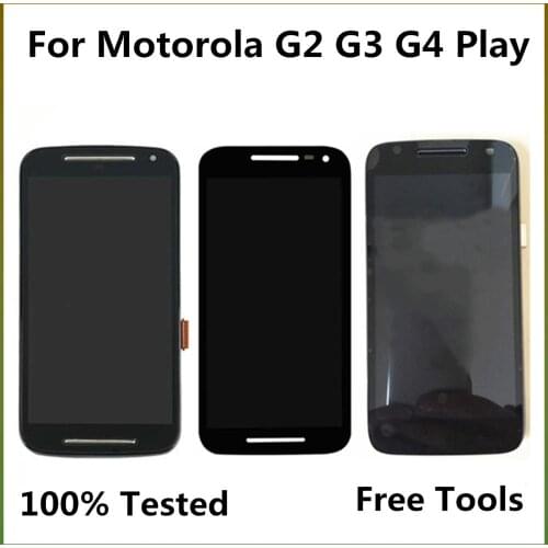 LCD Display For Motorola Moto G2 XT1063 XT1064 G3 XT1544 G4 Play XT1601 XT1602 LCD Display With Touch Screen Digitizer Assembly