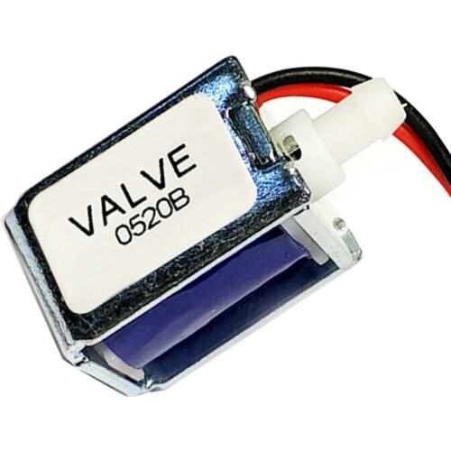 1pc DC 4.5V 6V 12V Normally Closed N/C Air Gas Electric Solenoid Valve for Negative Pressure Pump 1 Way 1 Position Exhaust Valve