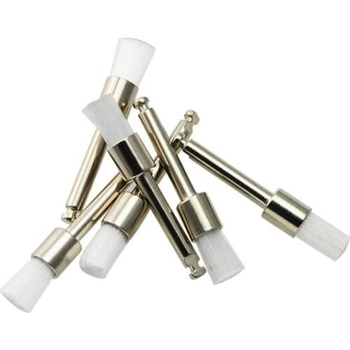 100Pcs dental material brush Dental Prophy Brush New Nylon Polishing Brush dental lab