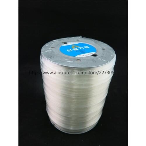 1000 Meters Elastic Cord, Crystal Beading Cord, Clear Jewelry Cord 0.5mm 0.6mm 0.7mm 0.8mm 1.0mm HK059