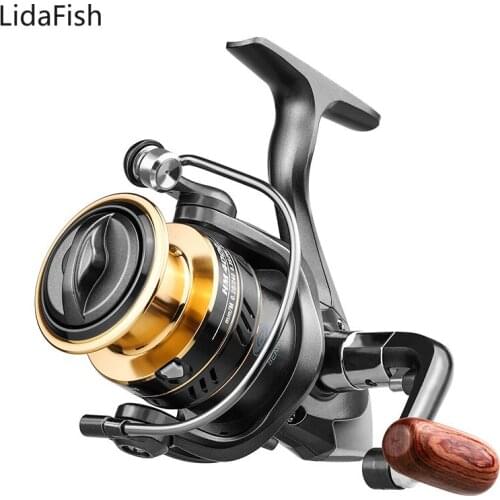 5.2:1 Spinning Fishing Reel 8KG Max Drag Power CNC Aluminum Spool Fishing Coil 1000-7000 Series