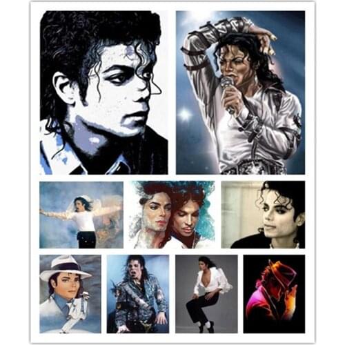 5d Diy Michael Jackson full square Diamond Paintings 3d Diamond Pattern Picture Needlework Religious Mosaic decor stickers