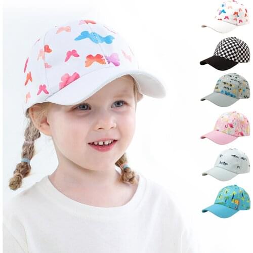 Kids Sun Caps Butterfly Children Baseball Cap Baby Boy Hat Baby Girl Summer Hats