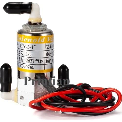 Solenoid Valve HY-3-I For Icontek Solvent Printer DC 24V 3KG Valve M5 Connect Spare Parts for Large Format Printer
