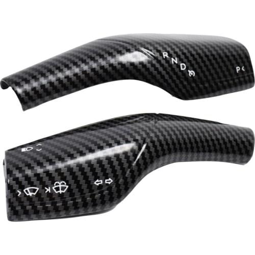 For Tesla Model 3 controller matte black Carbon fiber patch decoration steering wheel lever Model Y wiper controller ABS Plastic