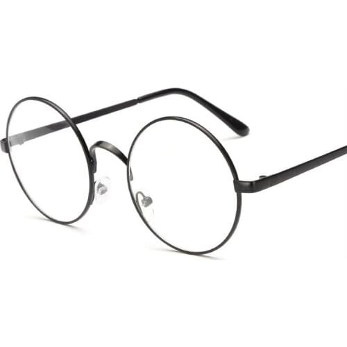 Round Glasses Frames Metal Frames for Glasses Spectacle Clear Lens Optical FemaleTransparent Eyeglasses Party