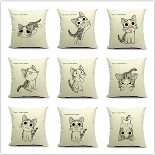 Fashion Cute Cartoon Animal Pillow Case Bed Sofa Cushion Cover Home Decorative Throw Pillow Fundas Para Almofadas Cojines