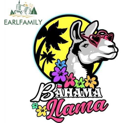 EARLFAMILY 13cm x 10.4cm for Llama Family South America Camel Lama Decal SUV Personality Scratch-proof Window Vinyl Car Stickers