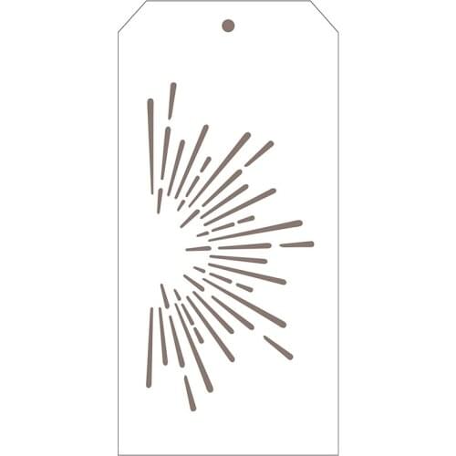 2021 New Label Tag Plastic Stencil For DIY Craft Making Stripe Background Scrapbooking Card Album No Metal Cutting Dies Stamps