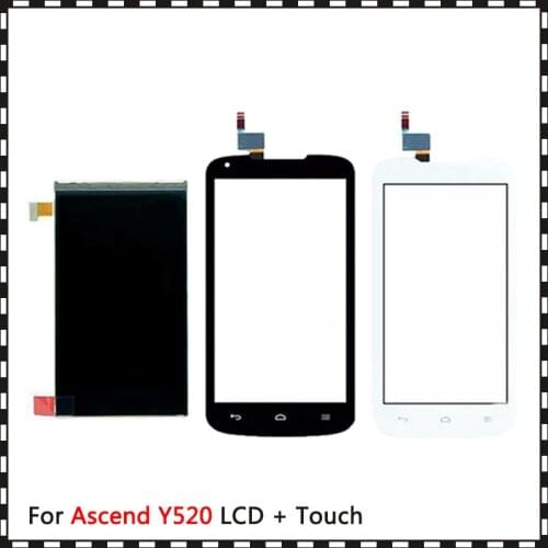 New High Quality 4.5'' For Huawei Ascend Y520 Lcd Display With Touch Screen Digitizer Sensor