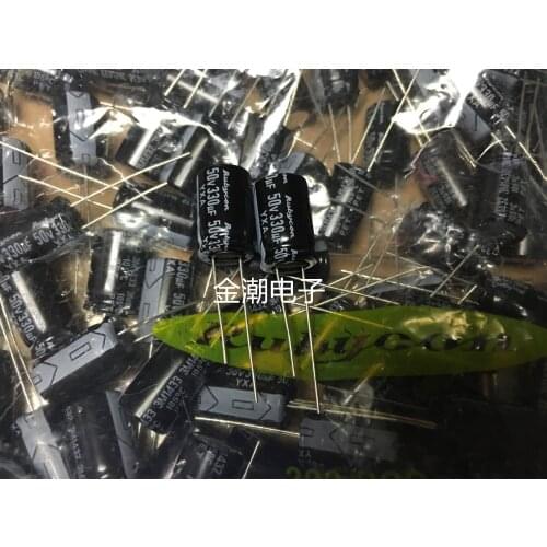 Original New 100% 50V330UF 10X16MM electrolytic capacitor 50YXA330M (Inductor)