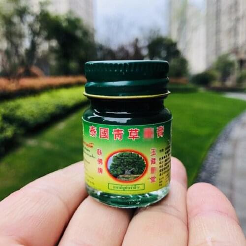 50g Thailand Pain Relief Plaster Natural Herb Cream Cooling Ointment Anti-Mosquito Bites Rheumatism Motion Sickness Headache