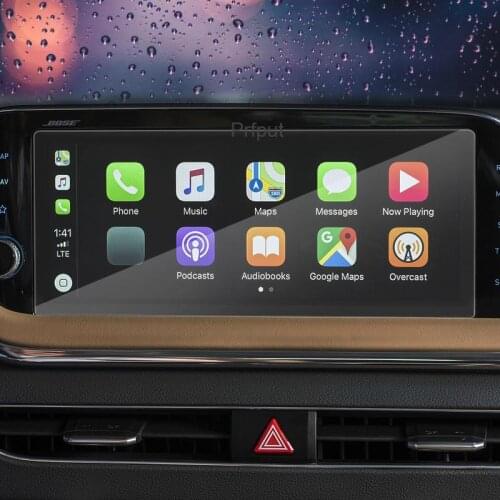 Tempered glass Screen Film protector For Hyundai Sonata DN8 2020 2021 Car Radio GPS Navigation Internal Accessories Stickers