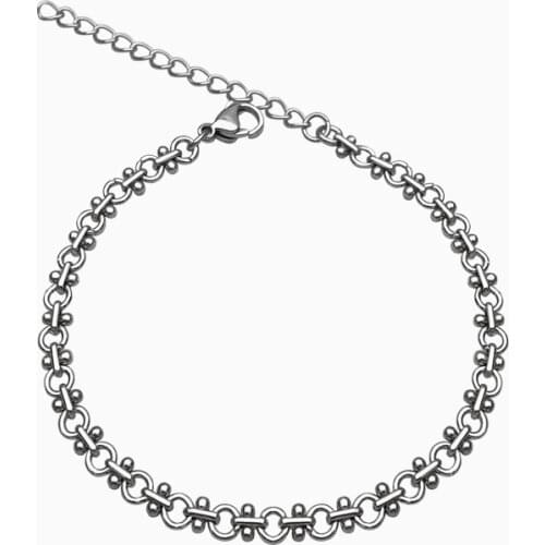 Titanium steel ball spring steel wire bracelet female simple student girlfriends couple bracelet