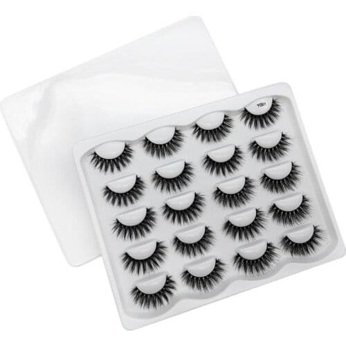 YSDO 3/5/10 Pairs Makeup Eyelashes Natural 3D Mink Lashes Maquiagem Dramatic Eyelash Thick Volume False Eyelashes Extension Cils